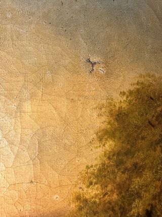 Antica tela francese da sistemare