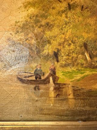 Antica tela francese da sistemare