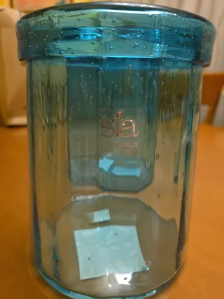 Jarrón Sia Collection Cristal Azul/Verde