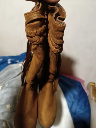 Stivali scamosciati donna invernali al polpaccio