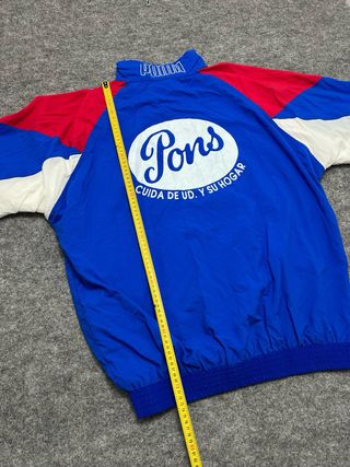Chaqueta Puma Vintage Azul Roja