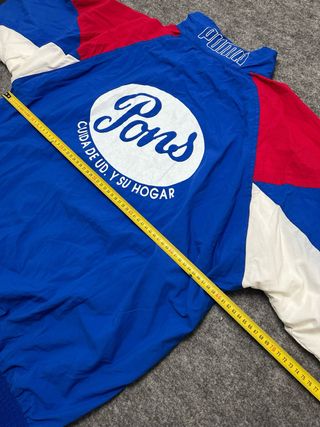 Chaqueta Puma Vintage Azul Roja