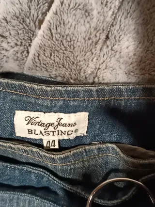 Minigonna denim a balze