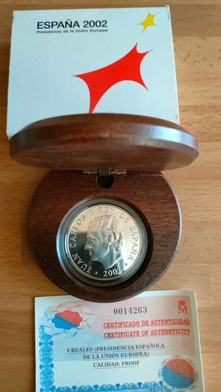 10 Euros plata España 2002 Presidencia UU Europea