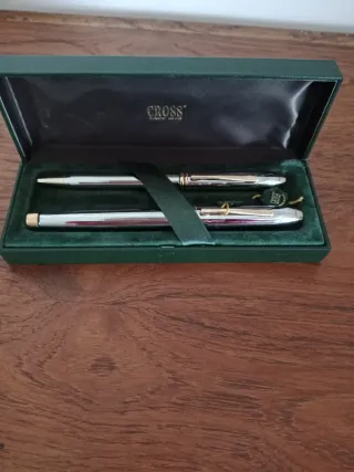 Set Plumas y Bolígrafo CROSS sin estrenar
