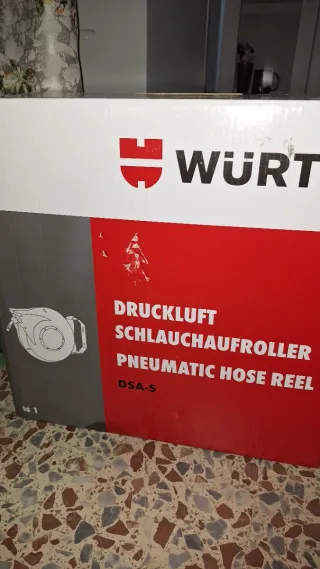 Enrollador Manguera Wurth DSA-17 17m