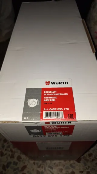 Enrollador Manguera Wurth DSA-17 17m