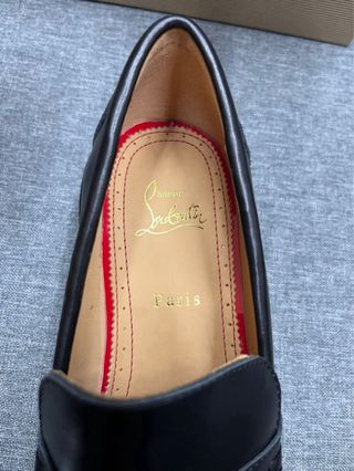 Mocasines Christian Louboutin Urbino Negro Piel