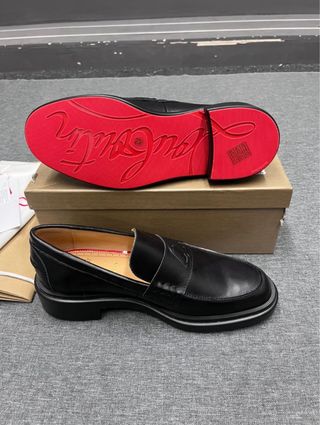 Mocasines Christian Louboutin Urbino Negro Piel