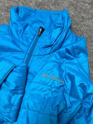 Chaqueta Columbia Mujer Azul Térmica