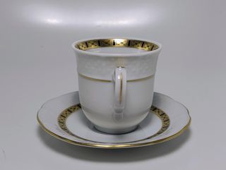 Tazzina Thun antica decori oro