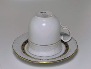 Tazzina Thun antica decori oro