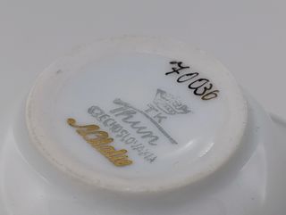 Tazzina Thun antica decori oro