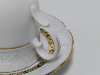 Tazzina Thun antica decori oro