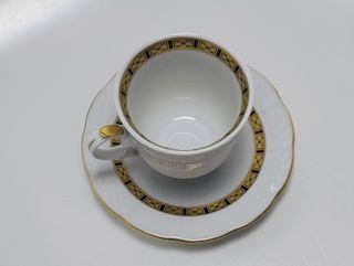 Tazzina Thun antica decori oro