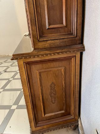 Librería clásica madera maciza