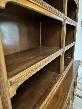 Librería clásica madera maciza