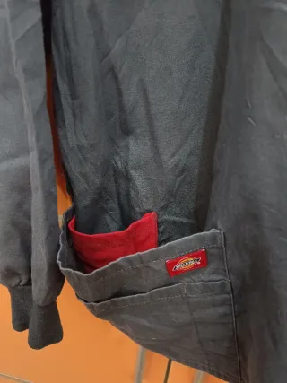Camisa Dickies Mujer Talla L Gris