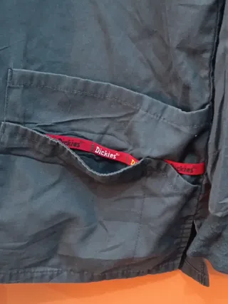 Camisa Dickies Mujer Talla L Gris