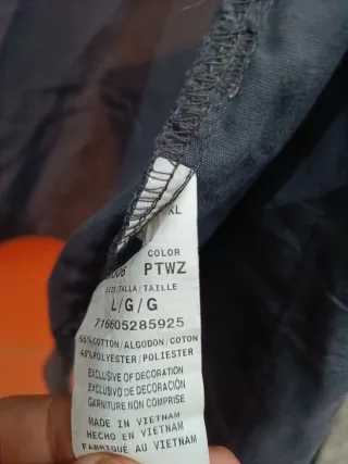 Camisa Dickies Mujer Talla L Gris