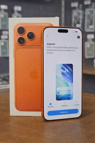 IPHONE 17 PRO MAX 256GB NARANJA 100% BATERÍA