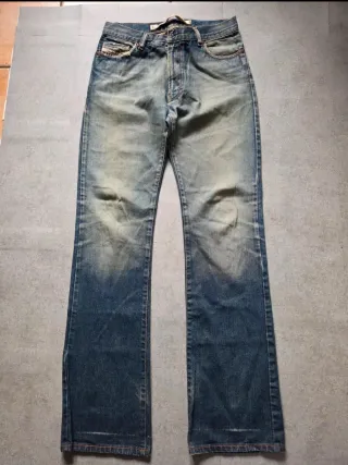 Jeans uomo Diesel blu vintage