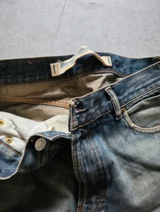 Jeans uomo Diesel blu vintage