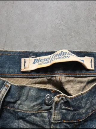 Jeans uomo Diesel blu vintage