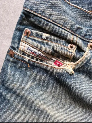 Jeans uomo Diesel blu vintage
