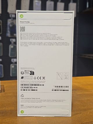 IPHONE 17 PRO MAX 256GB PLATA PRECINTADO