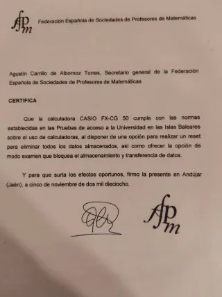 Calculadora Gráfica Casio fx-CG50