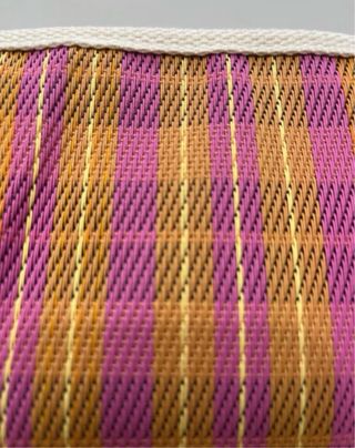 Neceser Marant cuadros rosa y naranja