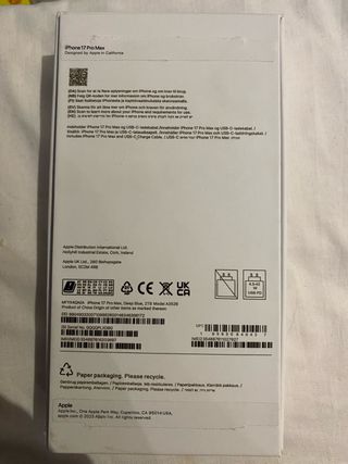 iPhone 17 Pro Max Azul Marino