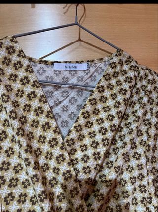 Vestido largo estampado floral