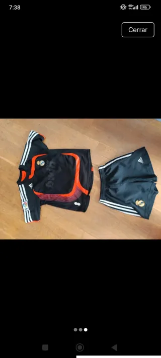 Lote Real Madrid Fútbol talla 8 años