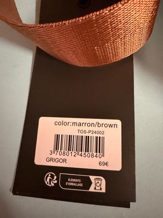 Bolso bandolera Torrente naranja unisex