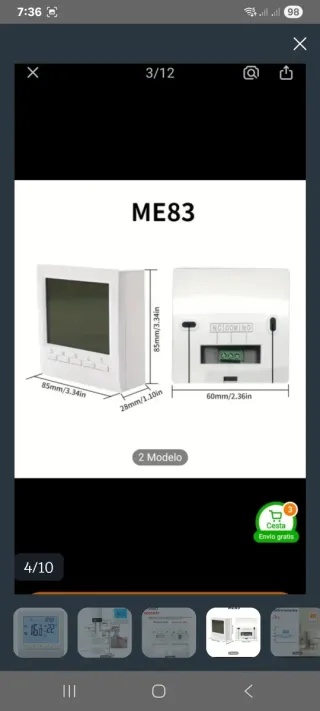 Termostato Digital Programable