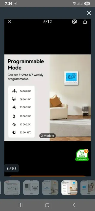 Termostato Digital Programable
