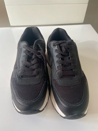 Zapatillas Zara plataforma negras
