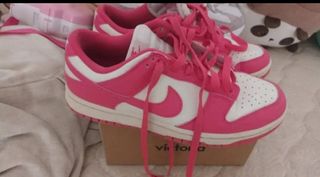 Zapatillas Nike Dunk Low Mujer Rosa y Blanco