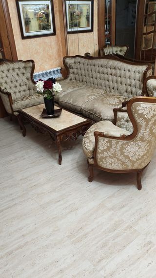 Conjunto Sofá y Sillones Vintage