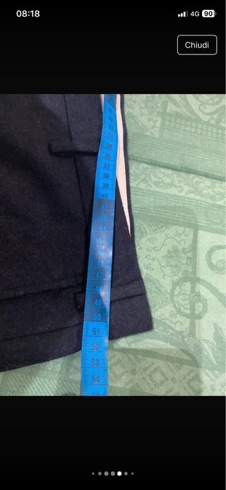 Set di 2 Pantaloni uomo blu e marrone