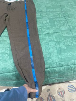 Set di 2 Pantaloni uomo blu e marrone