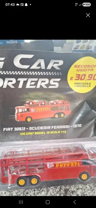 FIAT 306/2 Scuderia Ferrari 1970 Die Cast