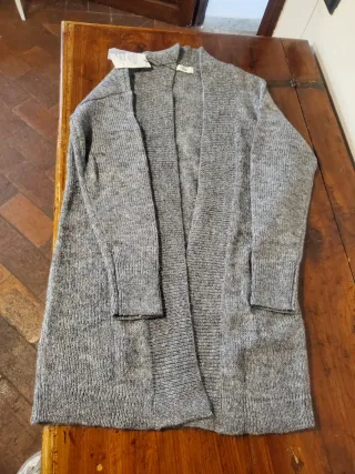 Cardigan Jacqueline de Yong grigio tg 42