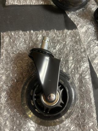 Ruedas Silla Oficina 5uds Ø75mm