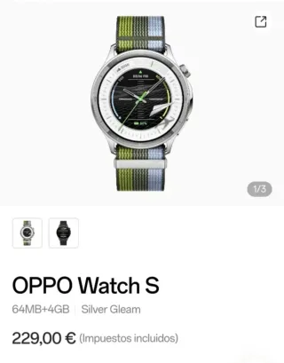 Oppo Watch S Multicolor/Plata
