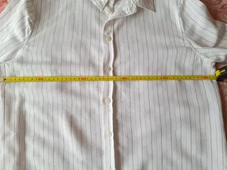 Camisa Zara Rayas Verdes Mujer Talla XL