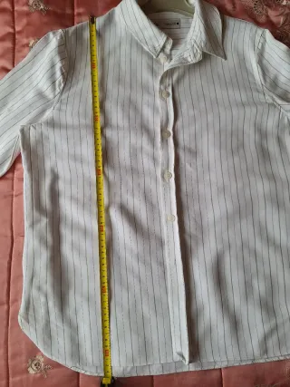 Camisa Zara Rayas Verdes Mujer Talla XL