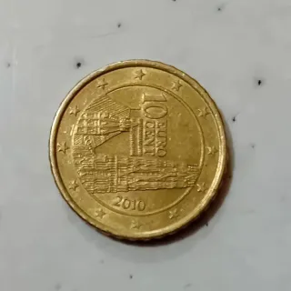 Moneda 10 céntimos Austria 2010